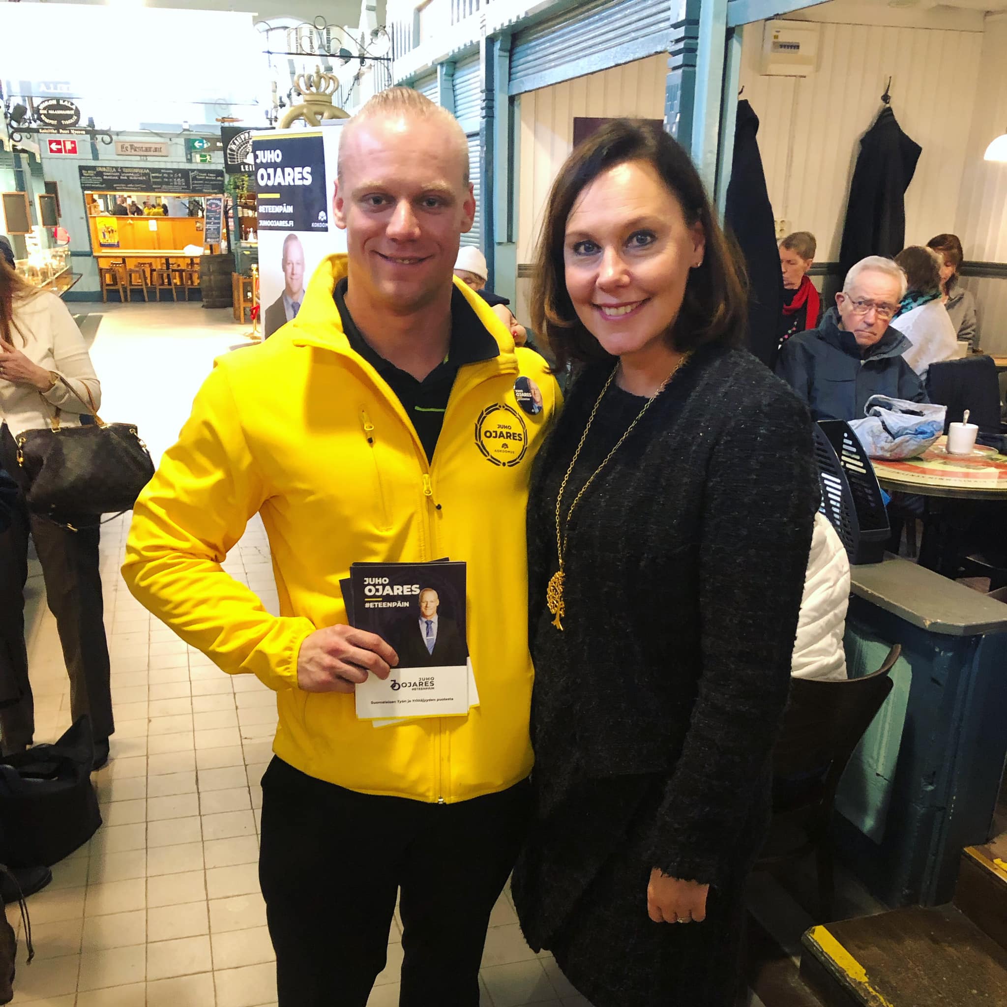 Juho Ojares ja Anne-Mari Virolainen
